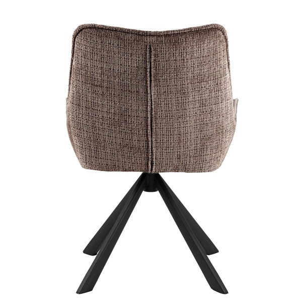 Krzesło Eddie obrotowe brązowe Juto 24 - ACTONA